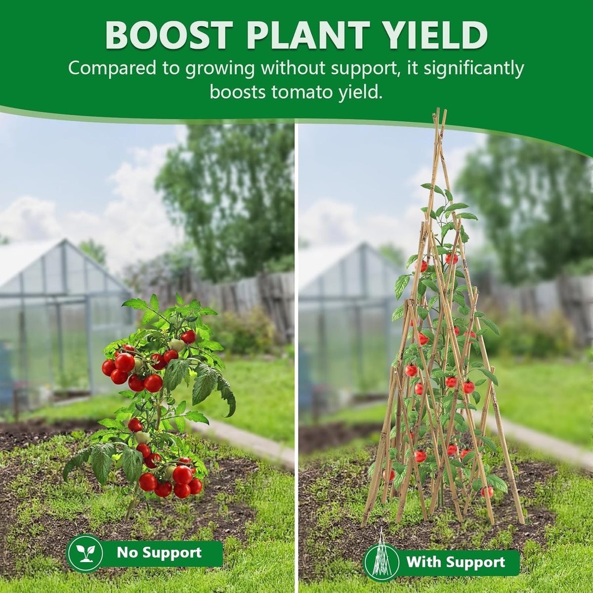 HTWNK garden trellis packaging includes one ready-to-use trellis.