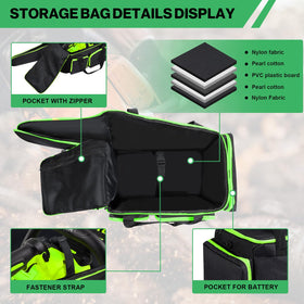 HTZSSON waterproof material protecting chainsaw during site use