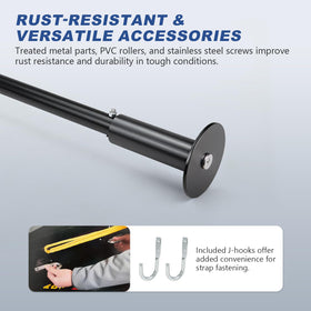 HUAALIUCHE rust-resistant metal parts endure tough weather and use