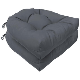 HUADUO-BEAUTY Wolfbird outdoor chair cushions 2-pack provide weatherproof patio seating.