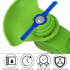 Huakaile durable plastic blades resist wear and moisture.