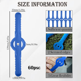 Huakaile jagged-edge blade boosts weed-cutting efficiency.