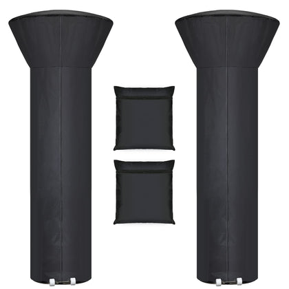 Hualedi patio heater cover with zipper for quick access and all-weather protection.