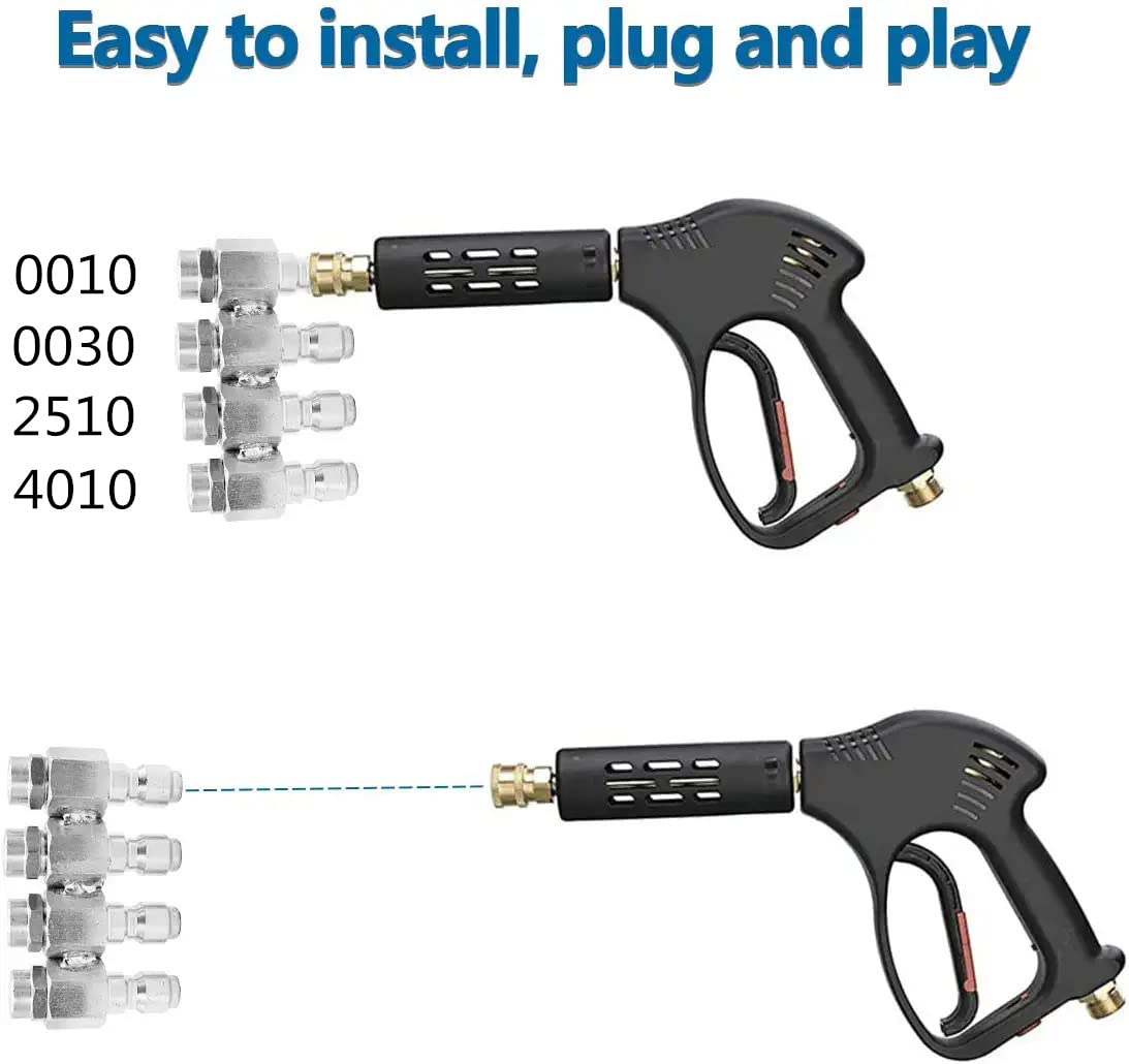 HuangTian 4-way J-Rod holder for quick nozzle switching.