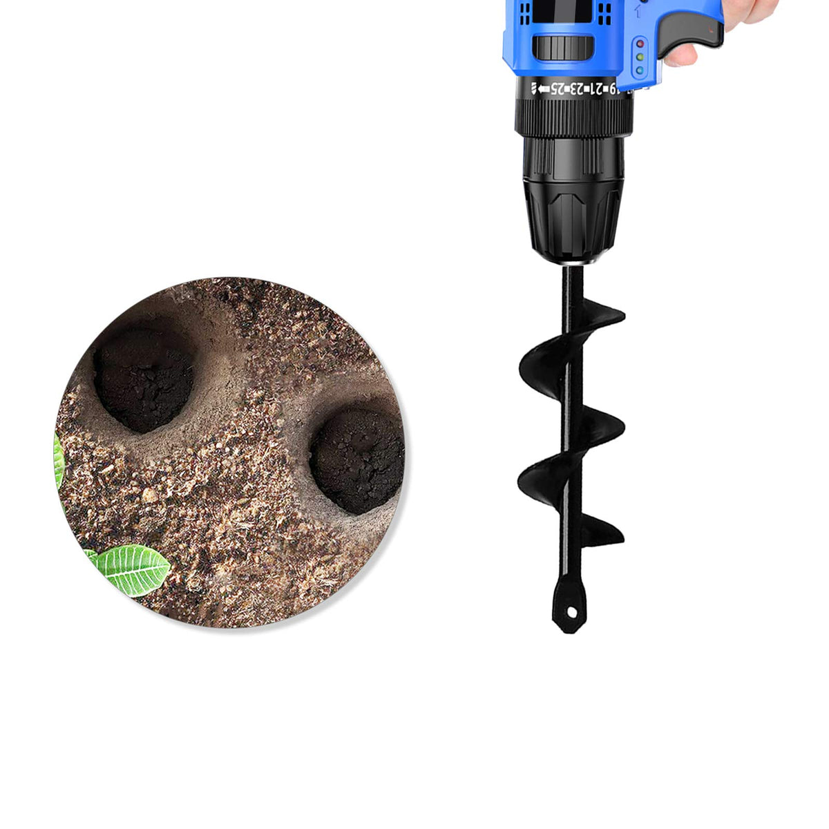 HUAPPNIO garden drill bit with cold rolled steel for durable performance.
