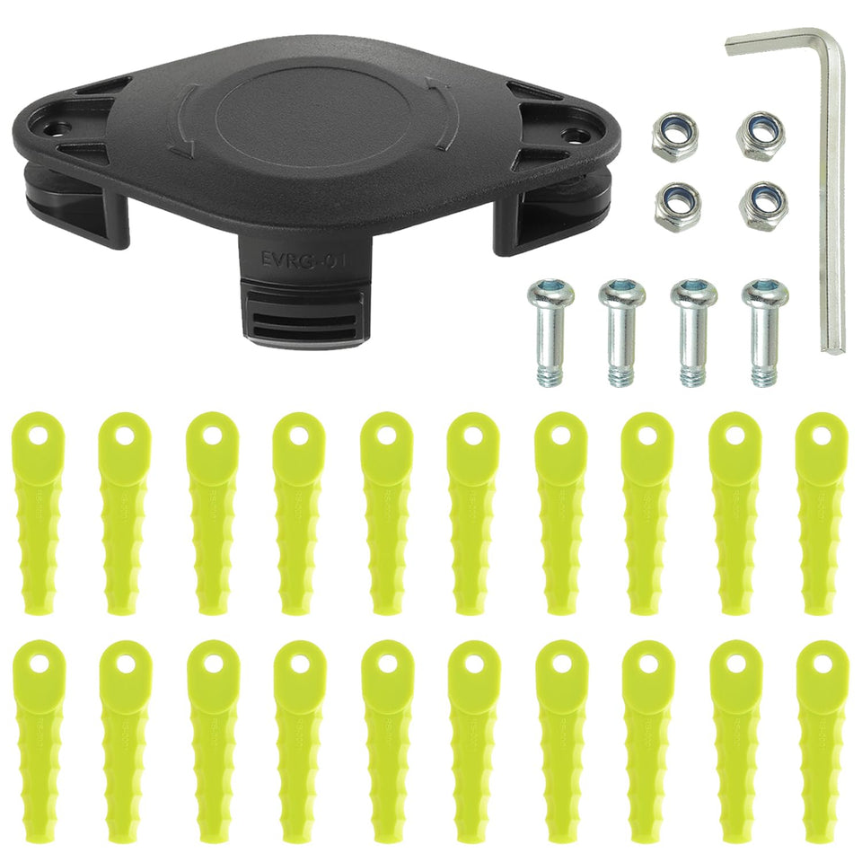 HUAREW ACFHRL2 blade head compatibility with Ryobi trimmers boosts weed cutting efficiency