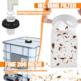 HUAREW water flowing through the filter in action.