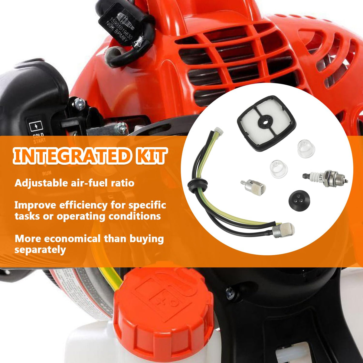 HUAREW two-size fuel tank grommets fit 18mm and 20mm tank openings