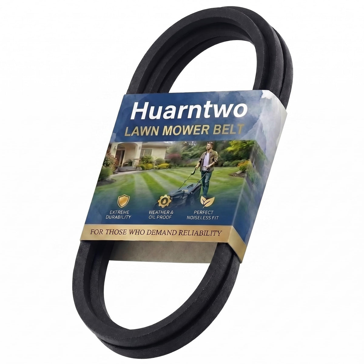 Huarntwo GX21833 belt on mower deck for safer, smoother mowing.