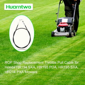 Huarntwo throttle cable installation guide visual, simplifies replacement for HR194-HR216.