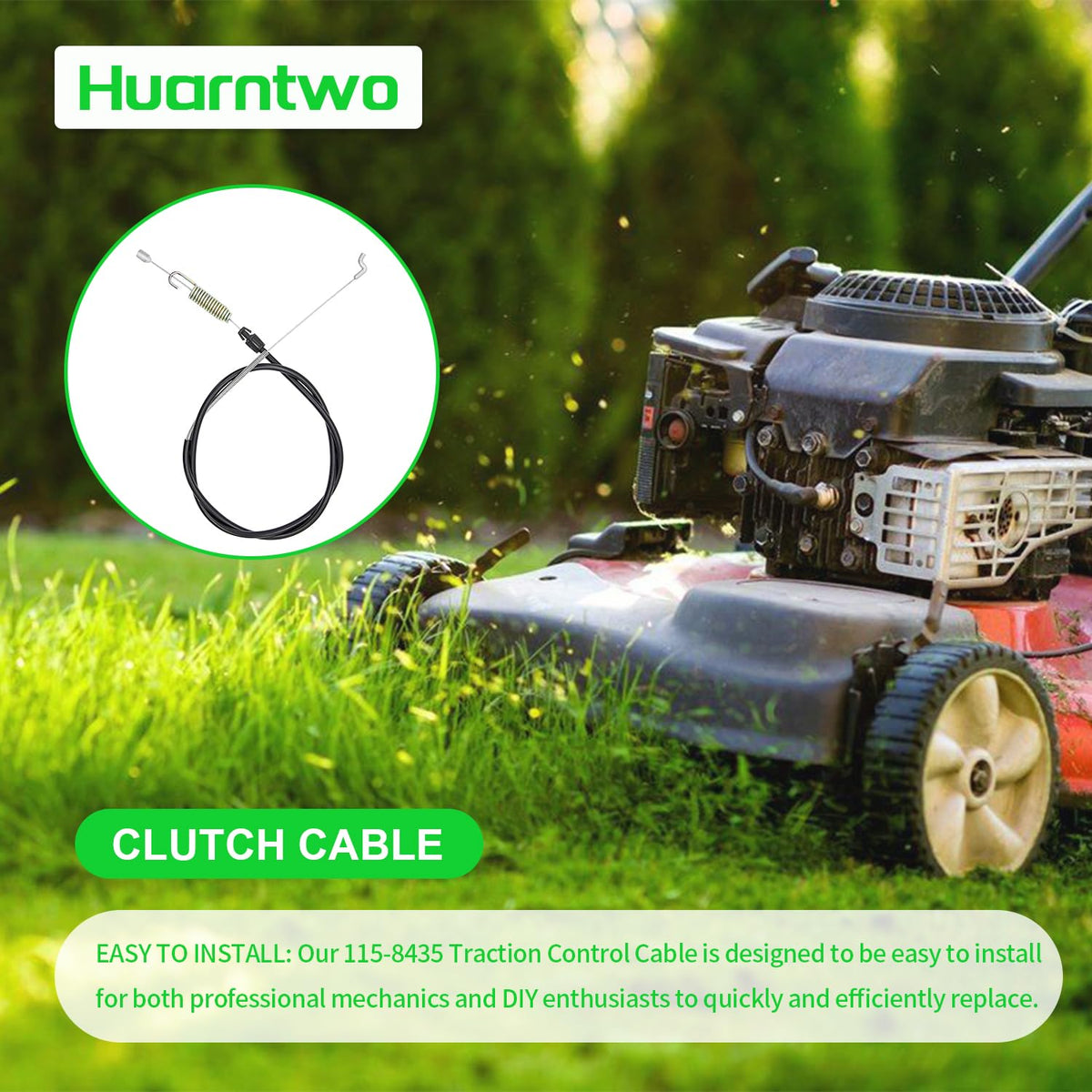 Huarntwo Toro 20332 compatibility for direct replacement drive cable.