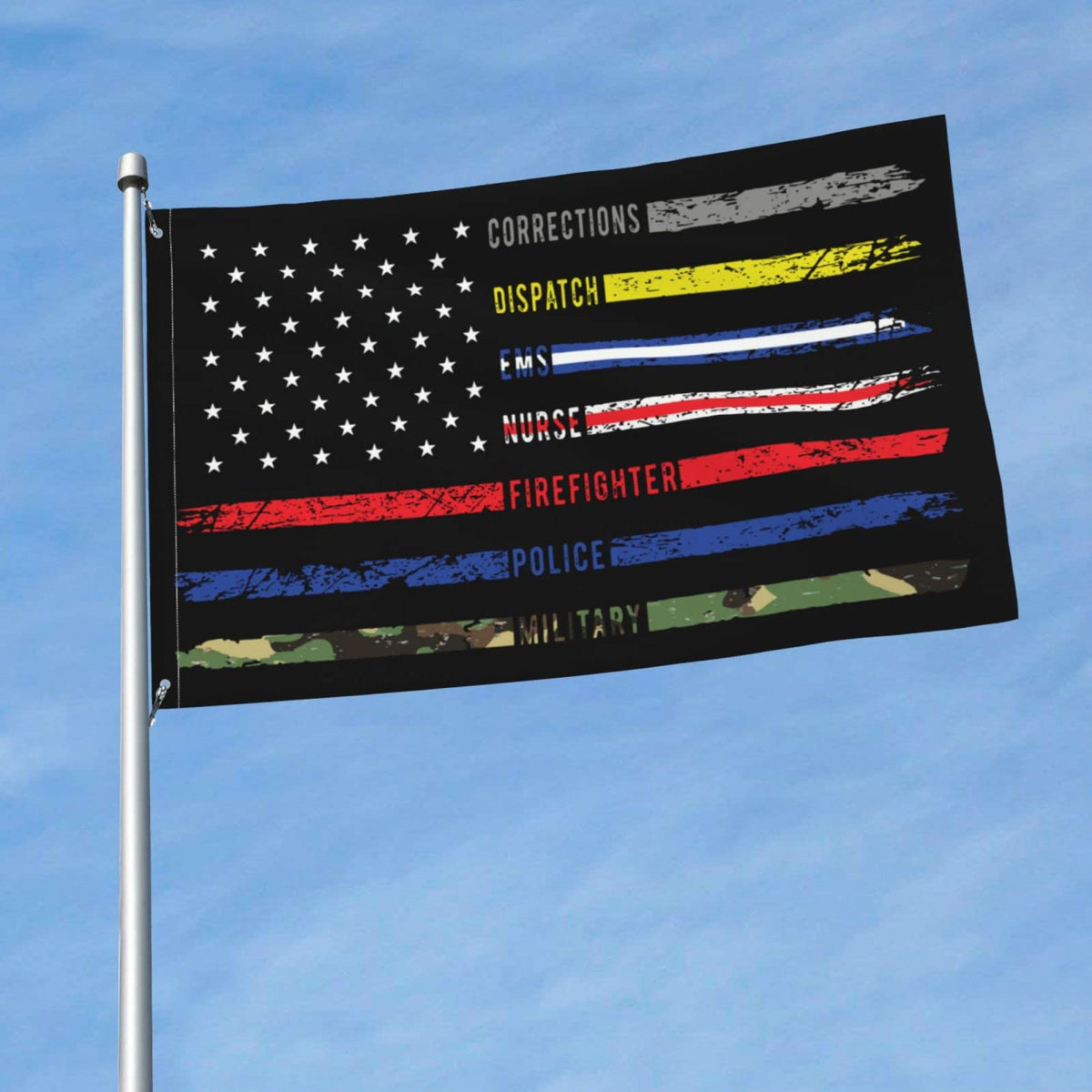 HUFURI nurse-flag-3x5 wall display for indoor decor and recognition events.