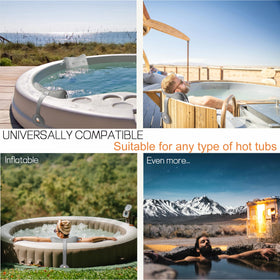 HUGABOW quick-drying cover makes maintenance simple after spa sessions