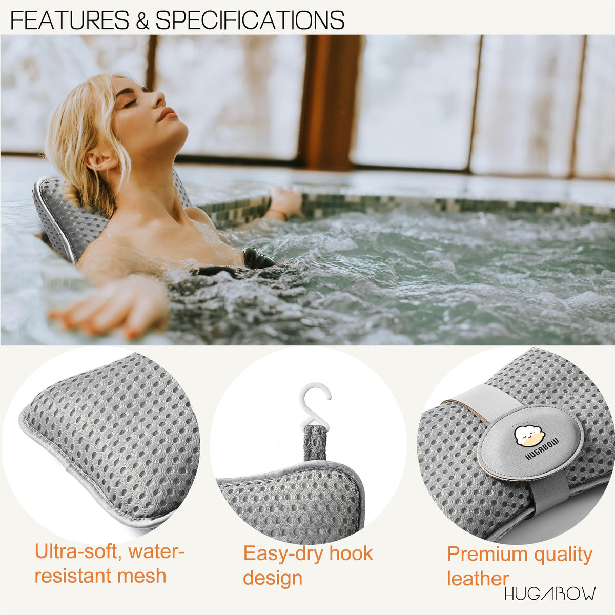 HUGABOW stability system image highlights enhanced stability for worry-free relaxation
