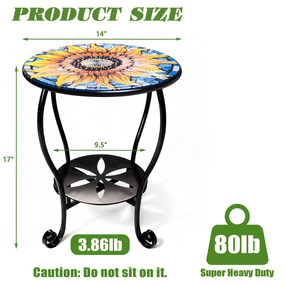 HugCoz indoor-outdoor use sunflowers design complements any room.