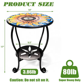HugCoz indoor-outdoor use sunflowers design complements any room.