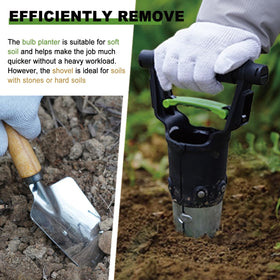 Hugeleaf bulb planter gift-ready with lifetime warranty for gardeners