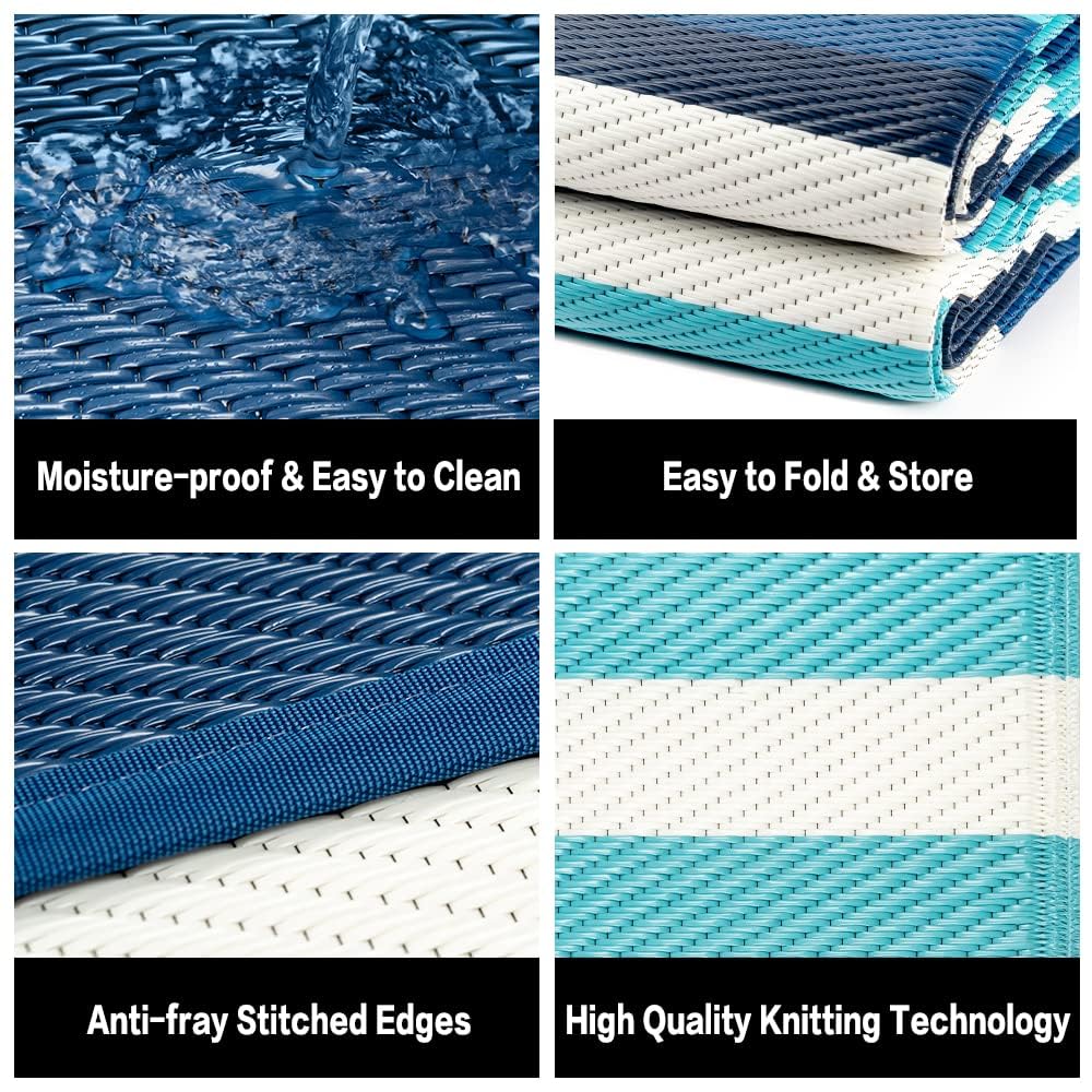 HUGEAR safe, easy-clean mat suitable for kids and decks.