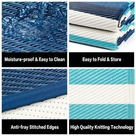 HUGEAR safe, easy-clean mat suitable for kids and decks.