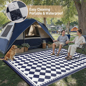 HUGEAR easy-clean mat resists stains for high-traffic areas