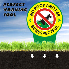 Ground insertion ready; Hugifun sign easily placed in soil