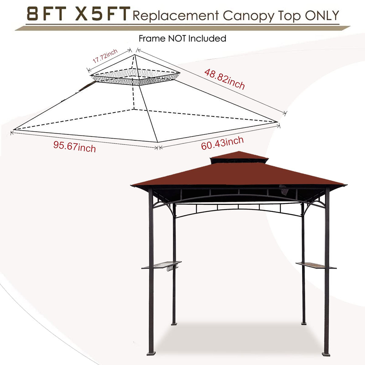Hugline double-tiered top design enhances ventilation and stability.