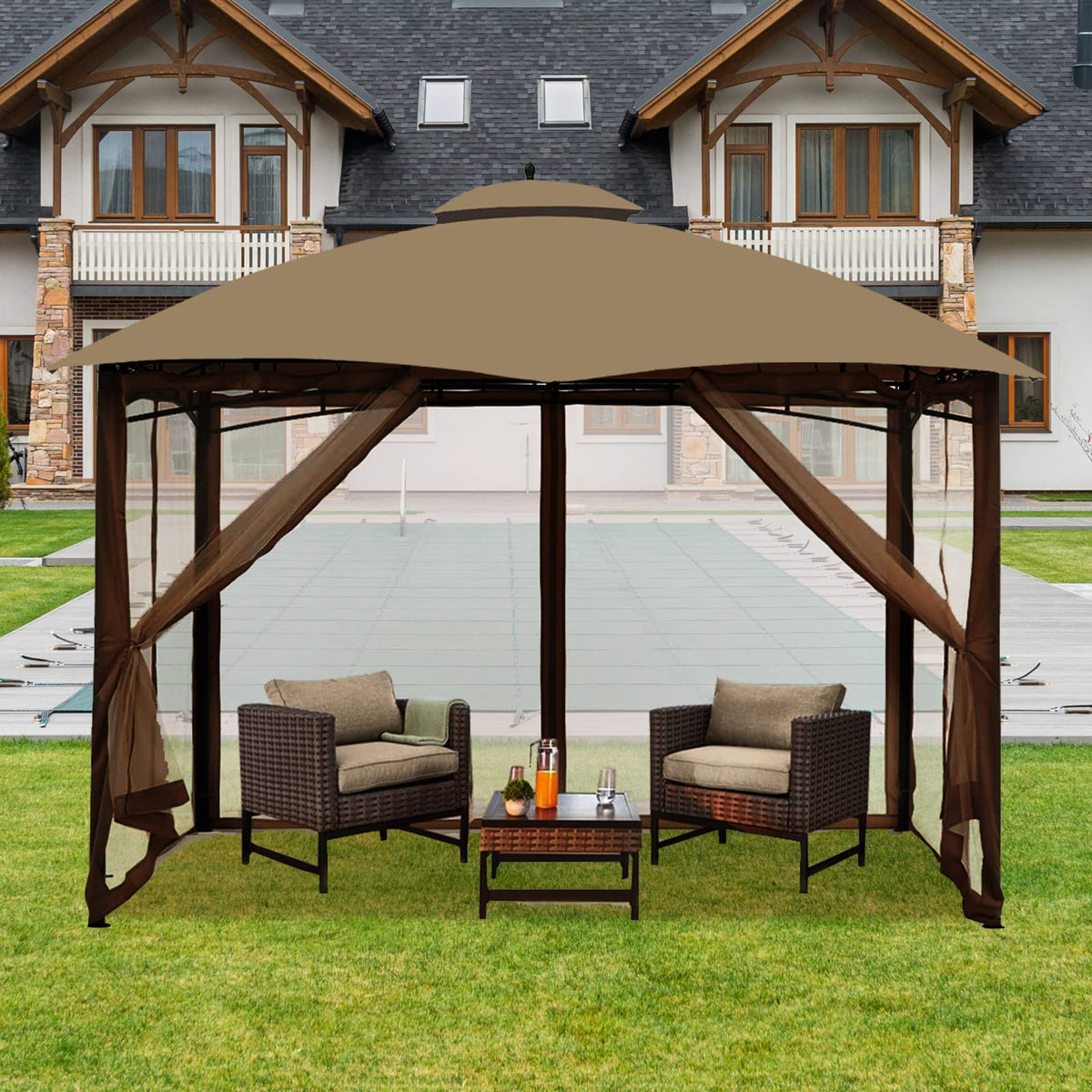 Hugline weather-resistant mesh for outdoor use on windy days