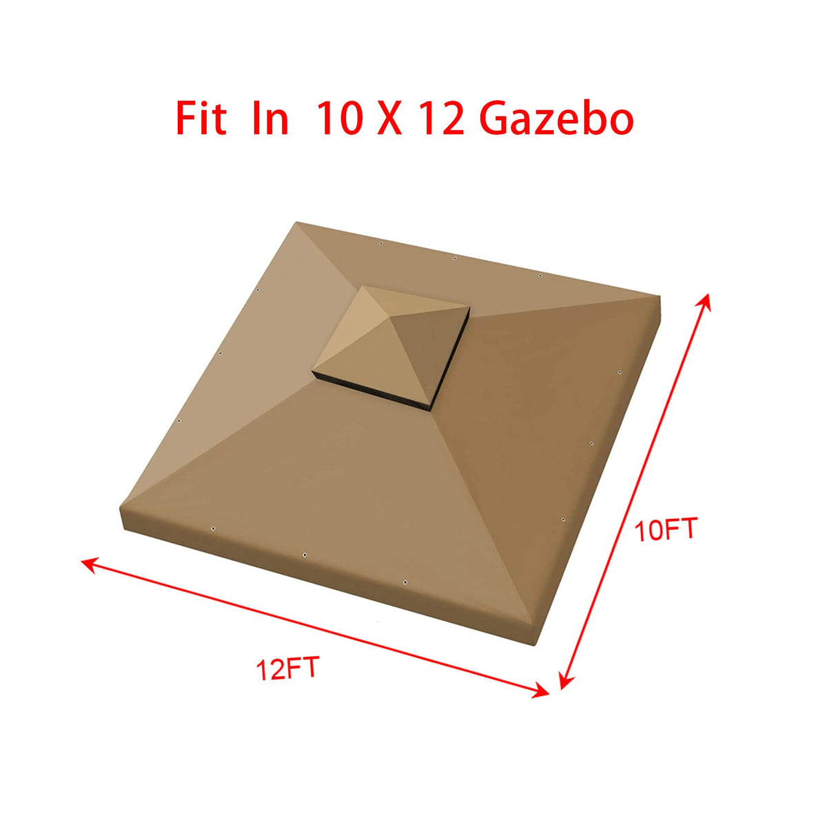 Hugline fit preview for Lowe's Allen Roth 12x10 gazebo confirms compatibility