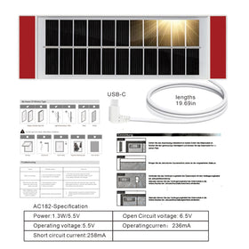 Huhua panel with magnetic bracket and adapters enables quick setup