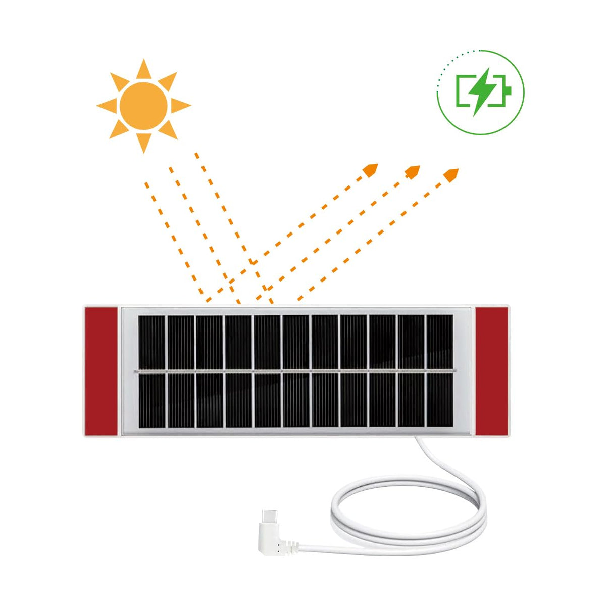 Huhua USB-C compatible solar panel powers compatible devices efficiently