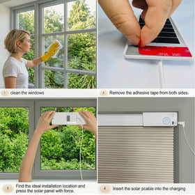 Huhua solar panel with USB-C plug enabling direct charging of a mobile device
