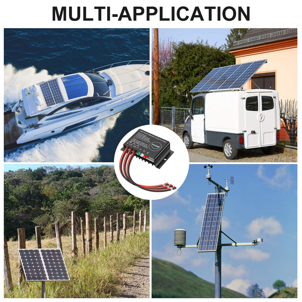 HUINE package includes manual for straightforward installation and setup.