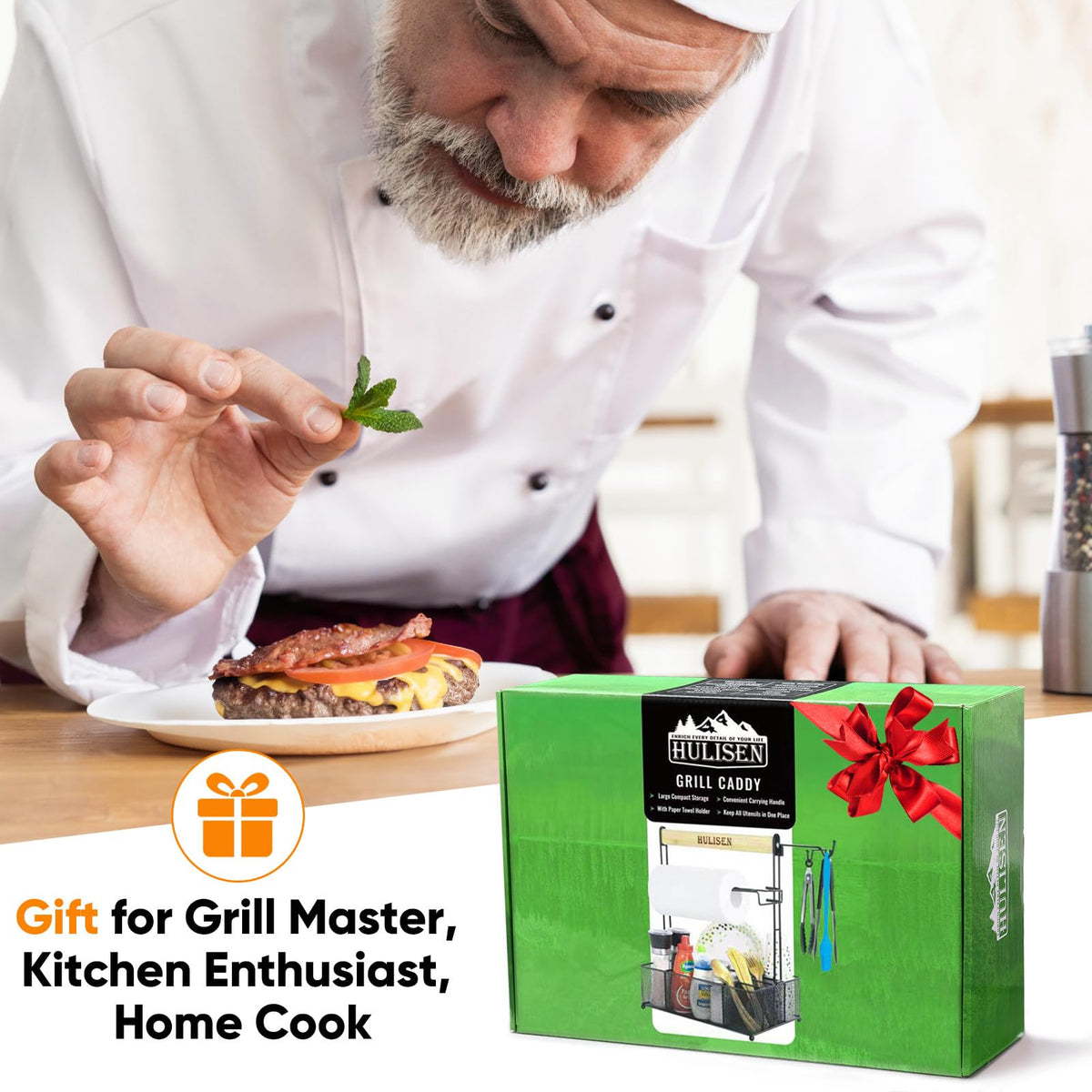 HULISEN Grill Caddy easy assembly ready in minutes.