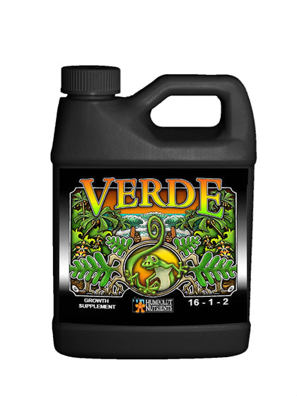 Humboldt Nutrients Verde 32oz bottle enables vigorous growth and lush green foliage in hydroponics or soil