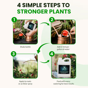 Humboldts Secret CalMag & Iron promotes robust blooms with balanced calcium and magnesium.