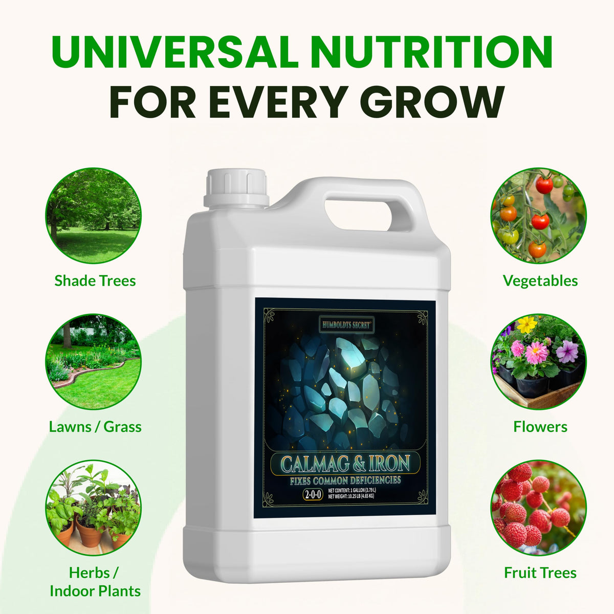 Humboldts Secret CalMag & Iron works well in coco coir and RO water environments.
