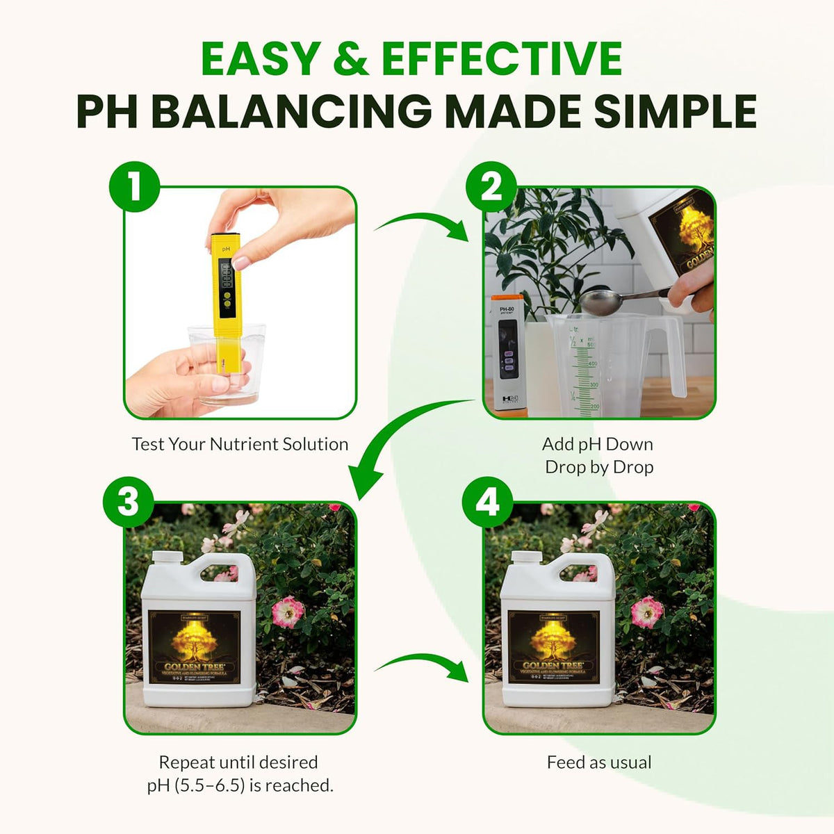 Humboldts Secret Golden Tree promotes vibrant blooms on flowers.
