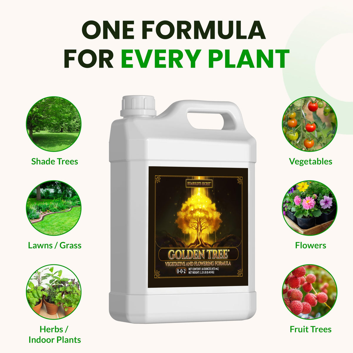 Humboldts Secret Golden Tree lawn health for lush growth.