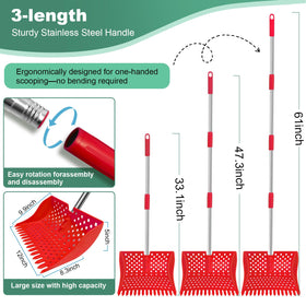 HUMVMV adjustable four-length handle demonstrates customizable cleaning comfort.