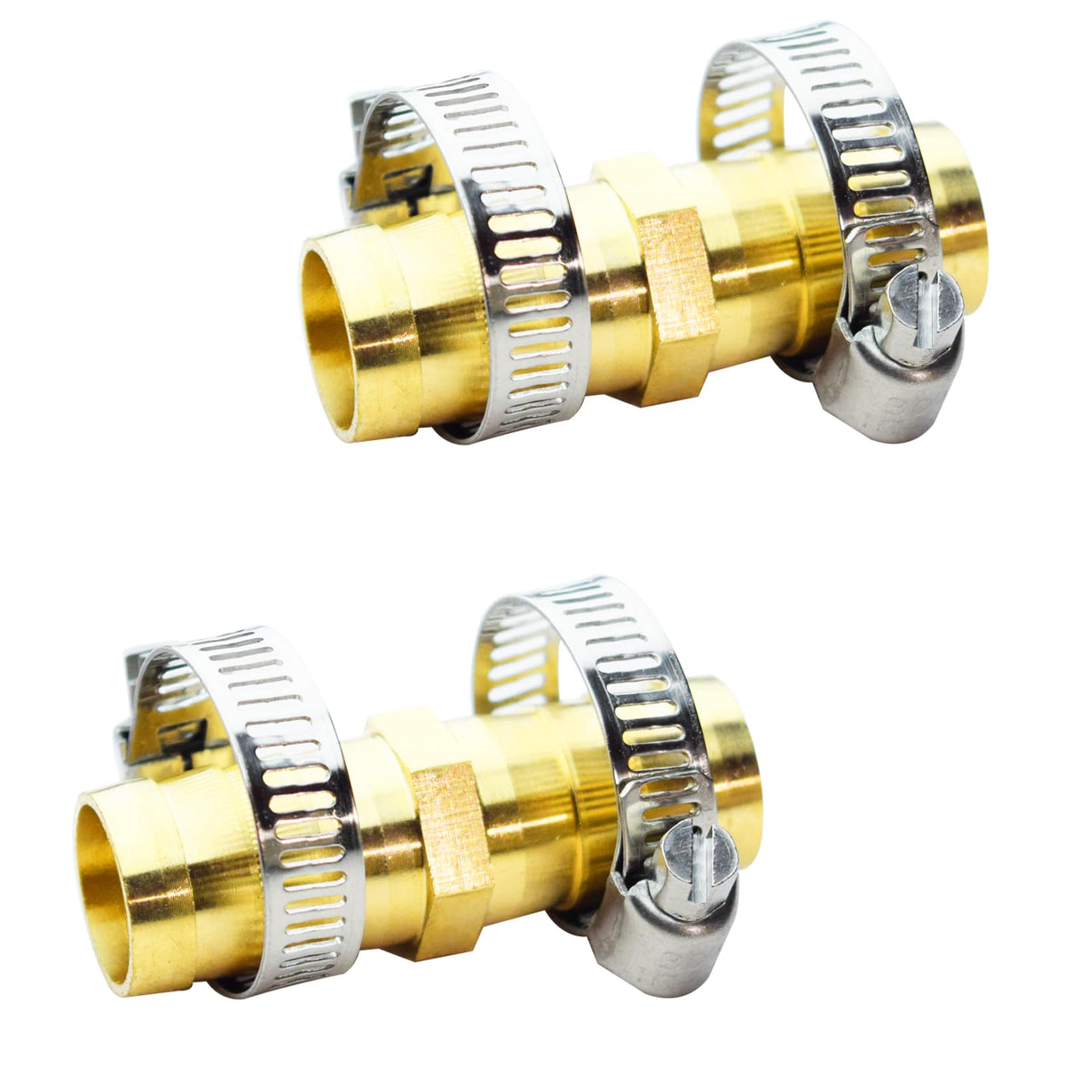 humyeam brass hose connectors 2-pack for a reliable garden hose repair