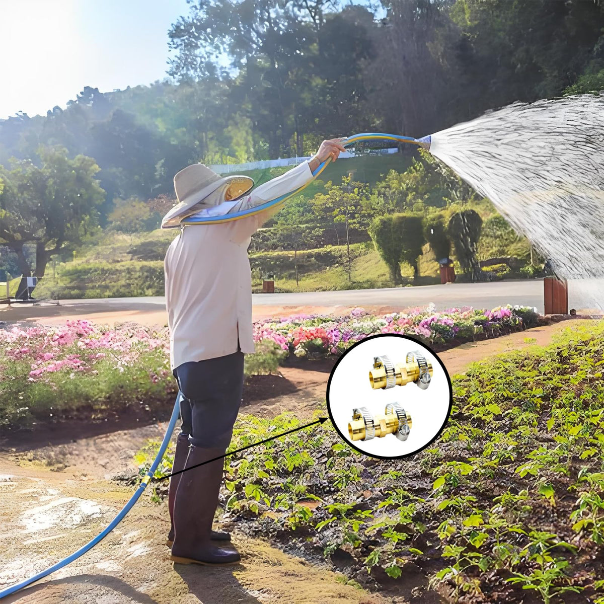 humyeam easy-install hose repair kit for fast garden maintenance