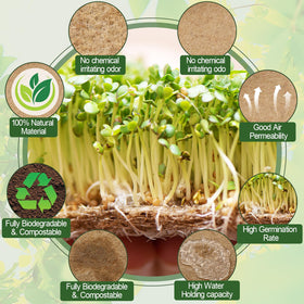 Humyoun microgreens mat textured seed contact for even sprouting