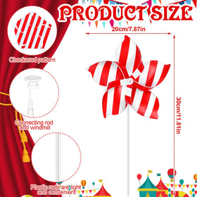 Hungdao windmill pinwheels spin in the breeze for lively yard decor.