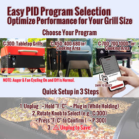 HunGrill advanced PID algorithms optimize heat with multiple profiles