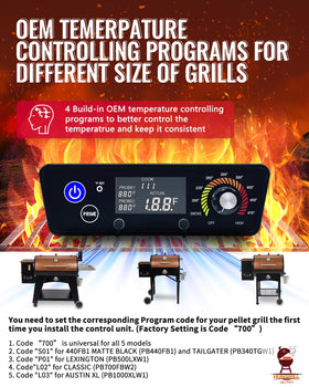 HunGrill AC03P7 prime function button close-up for rapid heat recovery