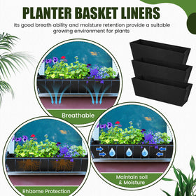 HunnmingRe easy-fold planter liner ready to install