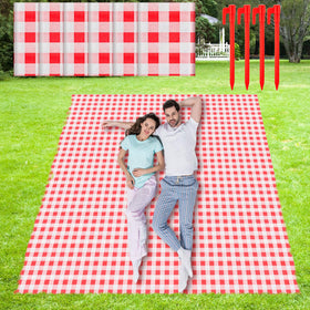 HunnmingRe disposable blanket in 6-pack packaging for quick outdoor setup