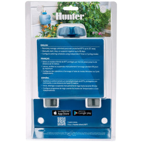 Hunter BTT weather-resistant housing keeps protection during seasonal use.