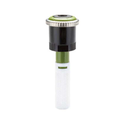 Hunter MP Rotator covers 8-15 ft radius with 360° coverage for efficient watering