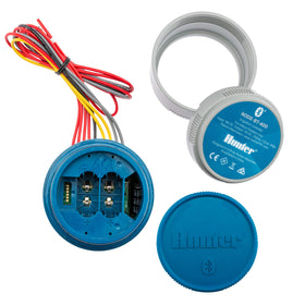 Hunter Node-BT200 mounting options shown for versatile outdoor installation.
